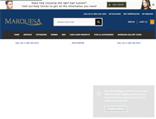 Tablet Screenshot of marquesahair.com